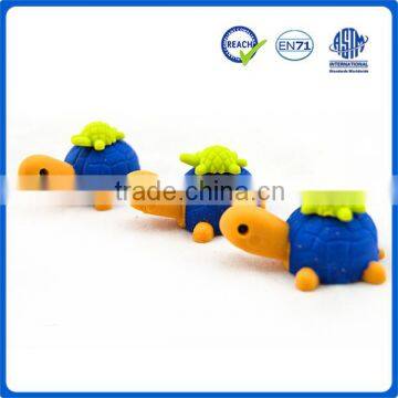 2016 Promotion fancy kids gift TPR Mini 3D animal eraser