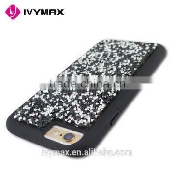 Manufacturer China Glitter Case Leather Skin Mobile Back Cover for Iphone 6s Phone Accessories Case Supplier's Choice photo-3