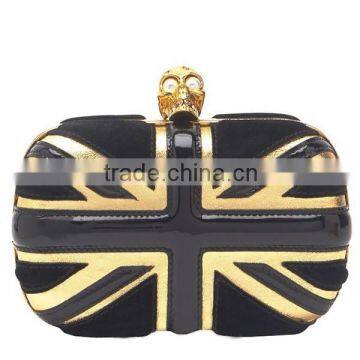 Luxury UK England flag lady lether bag evening bags for women EV1104