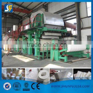 Alibaba 1760mm high speed tissue paper machine