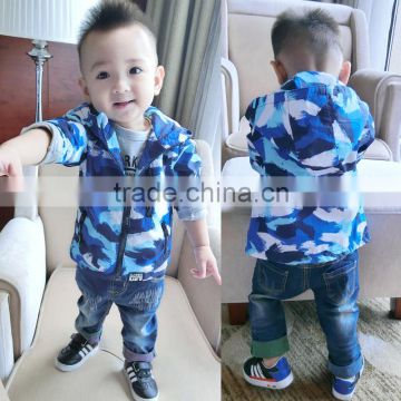 Solid Color Kid Boy Clothes Frock Designs Children's Coat For Wholesale