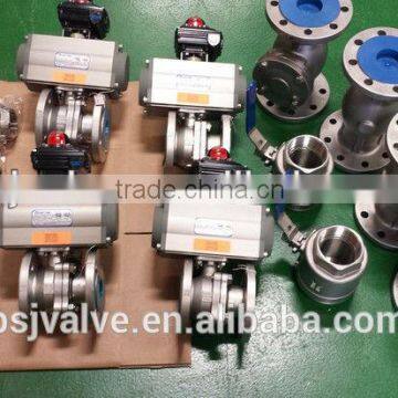 China supplier ball valve pneumatic valve flange valve