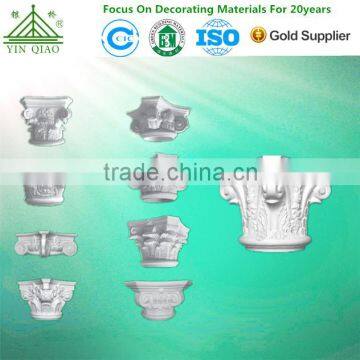 Decorative Building Outside Construction Material Round Capital Column Top