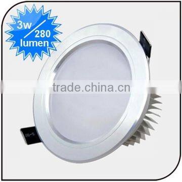 High power 3w led celling light energy saving Aluminum cob led down light