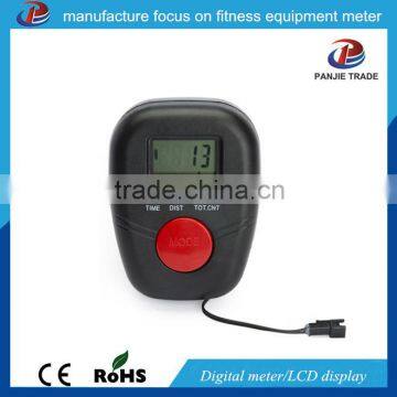 2016 Chinese Manufacturer New Design Low MOQ ABS Meterial Exercise Bike Digital Counter Meter