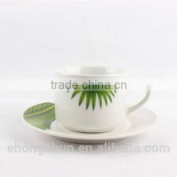 Modern Turkish Coffee Cups Plates / Personalized Tea Cup Saucer Set / Porcelain Coffee Cup And Saucer Sets