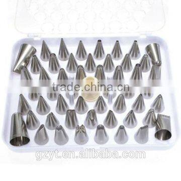 Stainless Steel Cream Nozzle Set of 52pcs Cake Icing Decoration Tips Cake Decorating Nozzle