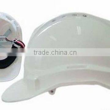 ventilated ABS construction hard hat with comfortable webbing harness