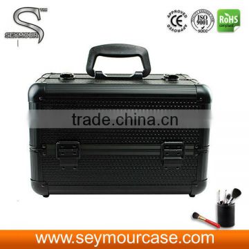 Large makeup case professional aluminum cosmetic case