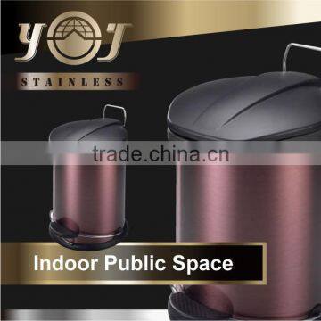 Stainless Steel Pedal Airtight Household Trash Bin