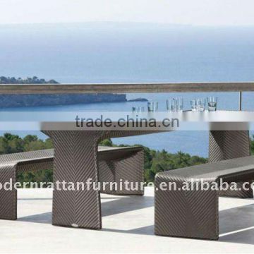 Outdoor Rattan Bench