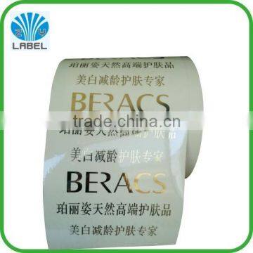 clear adhesive label roll