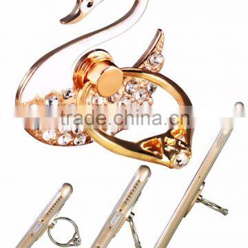 Samco Bling Swan Phone Kickstand Ring Holder, 360 Degree Rotating Ring Phone Holder / Ring Grip for Any Smartphones and Devices photo-3