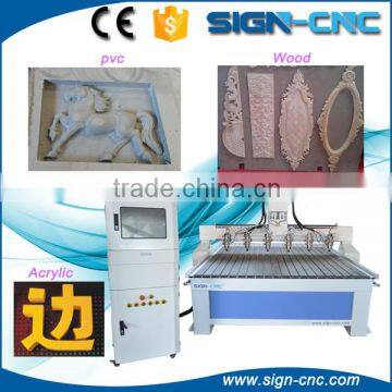Multi Head Wood 3D Cnc Router, 3 Axis Cnc Router, Cnc Carving Machine With 6 Spindles photo-5