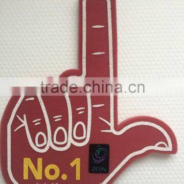 promotional foam handcustomer foam cheering hand for game cheering foam hand