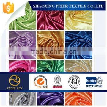 Hot selling poly satin fabric for ladys wedding in 2015