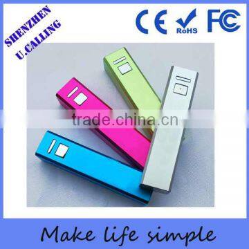 Real 2600mah Capacity Smartphone Power Bank Offer OEM Service