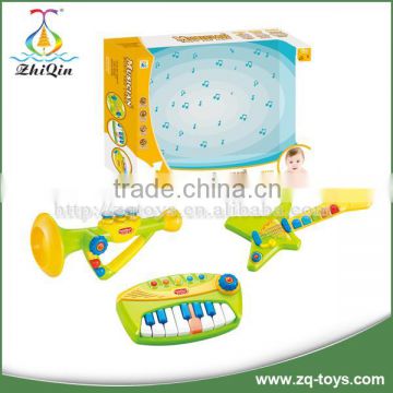 Hot selling cartoon musical toy baby educational toy musical instruments toy with more funny