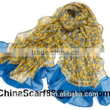 Knit cotton scarf wholesale