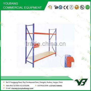 Hot sell cheapest 3 layer medium duty multi lever double deep rack, warehouse storage rack (YB-WR-C74)