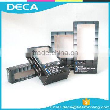 Custom Printed 300gsm Power Bank Paper Packaging Box With Clear Window Quality Choice Most Popular photo-3