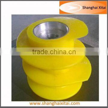 Customized PU Spiral Mixing Tirring Head Part