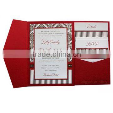 Unique Wedding Invitation Card, Greeting Card With Envelop Priniting photo-3