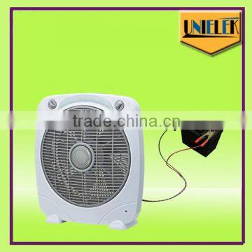 DC Power Water Cooling Solar Panel System Rechargeable 12 Volt dc Air Cooler Fan photo-4