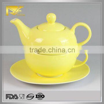 china suppliers colorful personalized tea cup pot in one, coffee cup, tea pot set