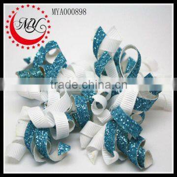 lovely glitter hair bows