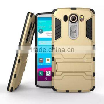 for LG V10 F600 2 in 1 "TPU+PC" case with kidstand