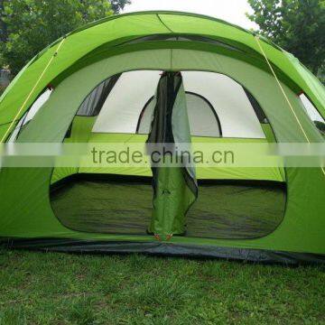 Nylon Fabric and Fiberglass Pole Material 2 Room Camping Tent Supplier's Choice photo-4