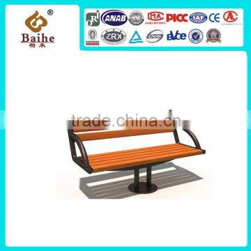 2016 Outdoor furniture wood with stainless steel garden bench