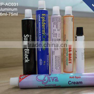 Factory wholesale hair removal cream collapsible aluminum tube