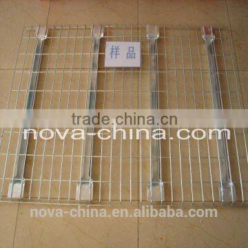 Galvanized Wire mesh decking for pallet racking with 1000kg/pc