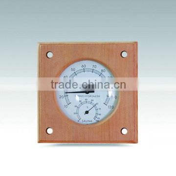 Sauna wooden thermometer & hygrometer