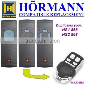 Hormann HS1 868,HS2 868,HS4 868 universal compatibel remote control replacement transmitter, 868.3Mhz