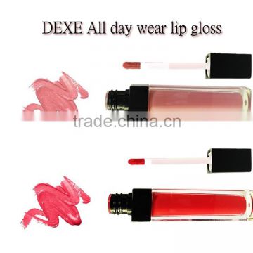 Private label 25 shades waterproof non sticky lip gloss with factory price