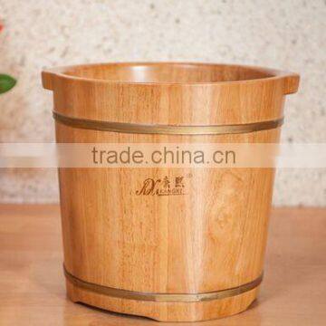 Elegant washing basin wooden foot bucket foot application