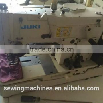 HIGH SPEED USED JUKI 781 STRAIGHT BUTTON HOLE INDUSTRIAL SEWING MACHINE WITH REPAIRED