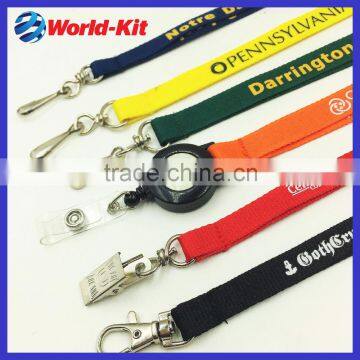 Promotional cheap Polyester lanyard with logo