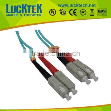 Multimode, Duplex SC to SC fiber cable, 50/125, 10 Gig OM3