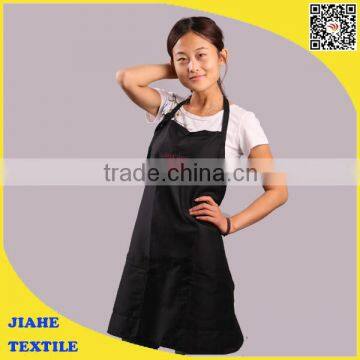 Bib Type and Cotton Material plain black aprons