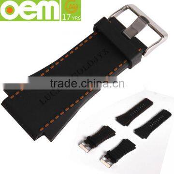 oem top grade silicone rubber watch band,smart watch band for any brand watch