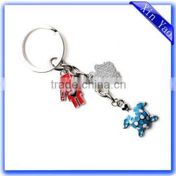 Promotional good quality cheap metal unique keychain