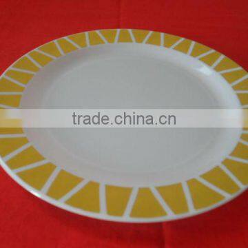 Disposable plastic printing tray