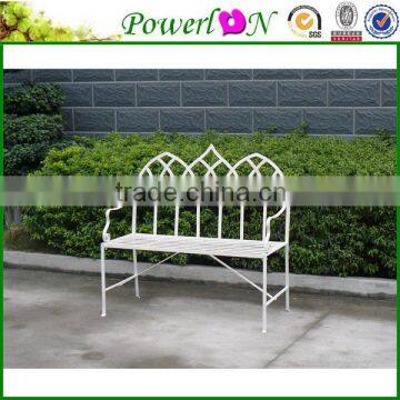 Hot Selling New Design Antique High Quality Metal Framed Patio Benches For Home Patio Park J21M TS05 X00 PL08-8575