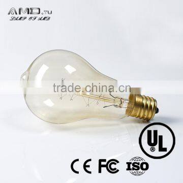 funny decorative light gold decorative vintage lamp filament incandesent bulb