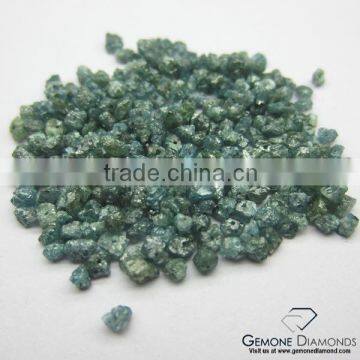 Natural Loose Greenish Blue Drilled Diamonds Beads At Bottom Price