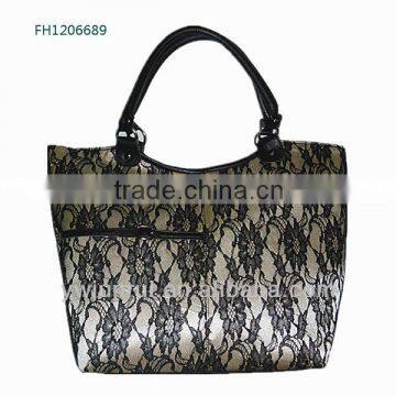 Fashion ladies lace tote bag